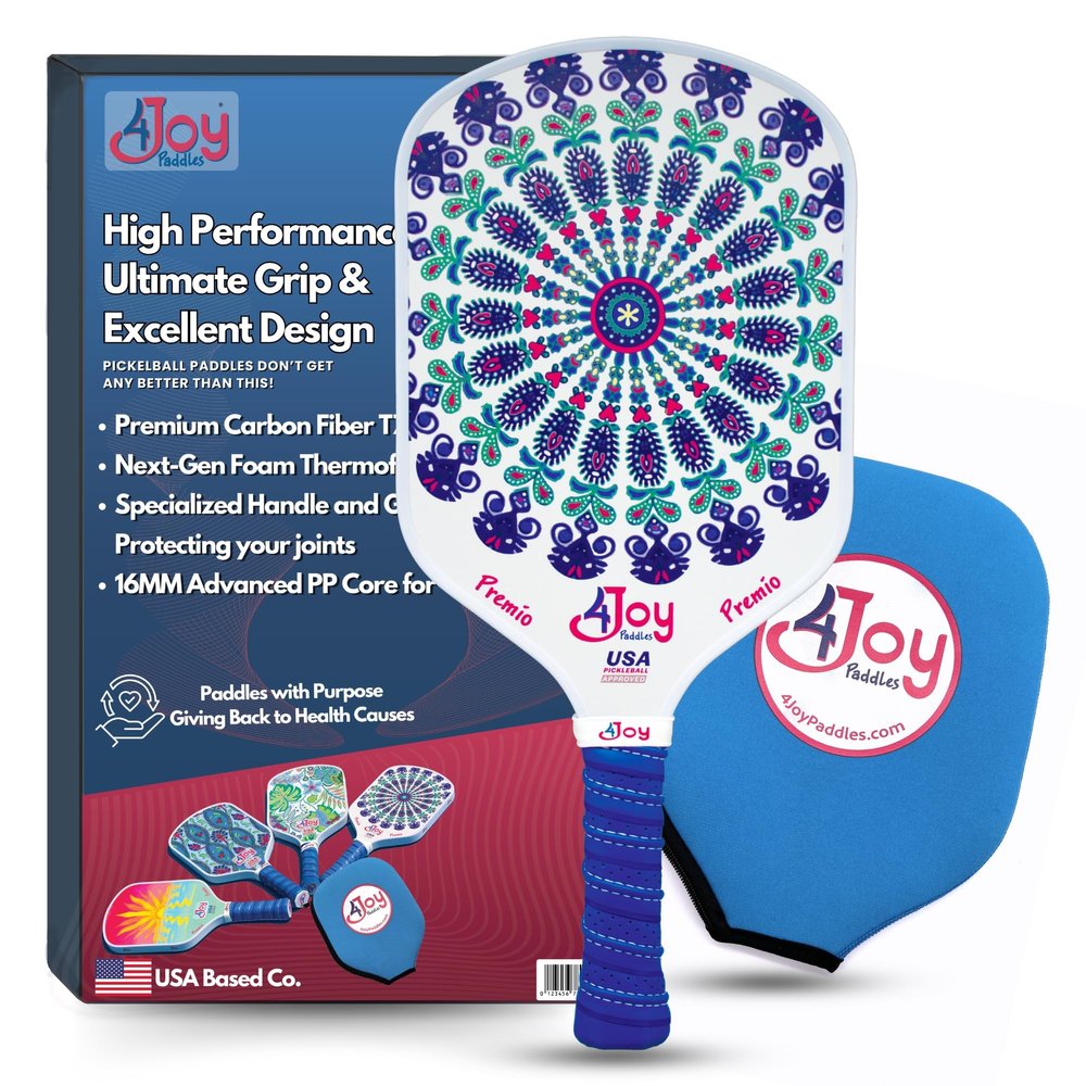 4Joy Premio Lightweight Pickleball Paddle Fitz