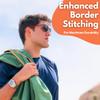 ECCOSOPHY Microfiber Beach Towel  Quick Dry Gym Towel, Highly Absorbent with Ribbed Texture, Lightweight  Ideal for Travel, Pool, Yoga, Fitness & Outdoor Adventures  40x20 Fern view 2