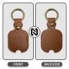 NAPHYLAIFA Leather Car Key Sleeve, Vintage Broken Car Key Loop Replacement, House Key Cover Protector for Men & Women view 2