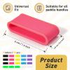 Iffitya 20pcs Pickleball Paddle Grip Bands for Pickleball Lovers, Tennis Paddle Fixing Grip Tape with Silicone Ring Stretchy - 7 Color Tennis Racket Handle Rubber/Grip Finishing Ring view 3