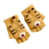 Toddler Breathable Mitten for 3 to 8Y Outdoor Toddler Children Warm Winter Baby Boys Half Finger Little Tiger Gloves (B, One Size) view 1