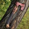 SS SMART & SHARP SPORTS INC Custom Handmade High Carbon Steel Viking Axe Real Hatchet,Gift for hIm,17.5 inches SS-17602 (Medieval Axe) view 2