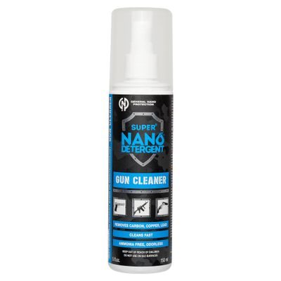 Super Nano Gun Cleaner: Effective Bore Cleaner for Guns, Shotguns, Rifles, and Pistols Deep Clean, Non-Toxic, Ammonia-Free, Removes Residues, Enhances Accuracy 5 fl oz