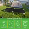 Camping Cot - Portable Folding Camp Bed - 600D Sleeping Cot for Adults with Steel Frame by Wakeman Outdoors (Black) view 2