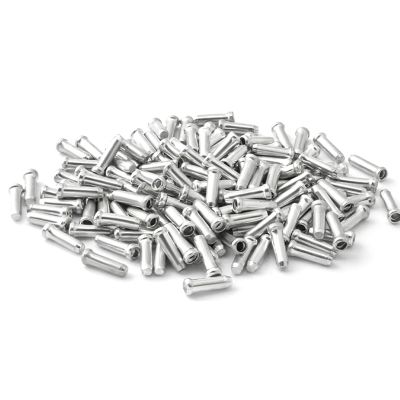 100 Pcs Mountain Bike Bicycles Brake Cable Tip Aluminum Alloy Brake End Cover Crimps Bike Brake Cable Gears Wire End Cap Bike Cable End Cap Cycling
