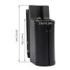 Tactically Flashlight Holsters Quick Release Belt Clip Torch Holder Rotatable Batons Holsters Pouch Hunting Accessories Black Flashlight Pouch Holder For Tactically Flashlight Holder For Backpack view 3