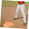 BESPORTBLE 1set Rubber Baseball Plate for Training Kickball Bases Design for Backyard Playground Park Games for Teeball Softball Practice view 4