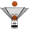 XLTEAM Basketball Hoop Rebounder Net, Portable Lightweight Basketball Return System, 180 Rotating Shooting Practice Return Attachment, with Storage Bag, for Shooting Practice view 1