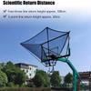 XLTEAM Basketball Hoop Rebounder Net, Portable Lightweight Basketball Return System, 180 Rotating Shooting Practice Return Attachment, with Storage Bag, for Shooting Practice view 4
