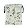 Giwawa Green Leaf Gymnastic Grip Bag - Spring Summer Leaf Drawstring Grip Bags Lightweight Plant Gym String Bag Fashion Durable Gymnastics Grip Bag for Sports Storage view 1