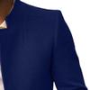 Maiyifu-GJ Mens Single Breasted Trench Coat Winter Warm Blend Pea Coat Lapel Work Business Jacket Outerwear (Medium,Blue) view 3