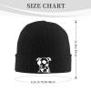 Daiwofei This Girl Loves Her Pitbulls Knit Winter Hats Cuffed Beanie Stocking Hat Ski Gift Black view 2