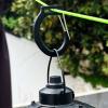 5Pcs Plastic Snap Clips Hook Camping Carabiner Buckle Outdoor Tent Accessories Multifunction Snap Hook Camping Equipment Lanyard Buckles Clasps Tent Hooks for Lights Hanging to Canopy Heavy Duty Snap view 4