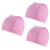 BESPORTBLE 3pcs Comfortable Pu Swimming Hat for Women and Men Stylish Ear Swim Cap Lightweight and Flexible Design for Hair for Pool and Beach Use view 1