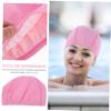 BESPORTBLE 3pcs Comfortable Pu Swimming Hat for Women and Men Stylish Ear Swim Cap Lightweight and Flexible Design for Hair for Pool and Beach Use view 3