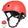 67i Toddler Bike Helmet - Girls Helmets (18.9"-21.2") with 11 Ventilation Vents, Adjustable Knob & Double Buckle, ABS EPS Layered Safety for Ages 1-4 (Red) view 1