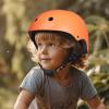 67i Toddler Bike Helmet - Girls Helmets (18.9"-21.2") with 11 Ventilation Vents, Adjustable Knob & Double Buckle, ABS EPS Layered Safety for Ages 1-4 (Orange) view 2
