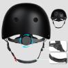 67i Toddler Bike Helmet - Girls Helmets (18.9"-21.2") with 11 Ventilation Vents, Adjustable Knob & Double Buckle, ABS EPS Layered Safety for Ages 1-4 (Black) view 4