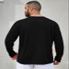 LeeHanTon Men's Long Sleeve Shirts Quick Dry Moisture Wicking Crewneck T-Shirt for Gym Workout Running view 3