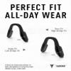 ToughAsNails 3 PCS Standard Fit Replacement Nose Pads Pieces for Oakley Tensile OX8170 Glasses Black view 2