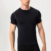 1 Pack Men's Athletic Shirts Compression Running T Shirt Base-Layer Quick Dry Fit Workout Short Sleeve Undershirts view 3