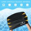 2 Pack Kids Extra Large Swim Cap for Long Thick Hair, Waterproof Silicone Swimming Cap for Toddler Child Youth Girls Boys, Durable Swim Hats Bathing Caps for Braids, Dreadlocks, Extensions, Afros-3 view 3
