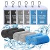 Clothirily Cooling Towels (40"x12"), Breathable Cooling Towels for Neck and Face, Men & Women Workout Towel for Hot Weather, Sweat Towel for Gym Yoga, Camping, Fitness, Running, Traveling, 6 Pack view 1