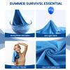 Clothirily Cooling Towels (40"x12"), Breathable Cooling Towels for Neck and Face, Men & Women Workout Towel for Hot Weather, Sweat Towel for Gym Yoga, Camping, Fitness, Running, Traveling, 6 Pack view 4