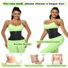 LUXURY-VITA Short Torso Waist Trainer for Women 9-inch Workout Fajas Colombianas Waist Cincher Body Shaper Corset Girdle view 2