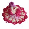 Gopal Pooja Bhandar Laddu Gopal Winter Dress Bal Gopal Krishna Idol Woolen Cloth Poashak Laddu Gopal Combo Set (Pink, 3) view 1