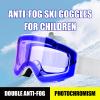 BAHREL Snow Ski Goggles, Snowboard Goggles for Men Women Youth, UV Protection, Bendable Dual-Lenses, Winter Snow Sports Goggles (Color : Red Frame White Band) view 4