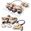 FMA Airsoft Hunting Tactical GPNVG18 Dummy Model Night Vision Goggles No Function Four-Tube Binoculars & L4G19 NVG Helmet Mount Plastic Bracket Helmet Accessories for Tactical Hunting Cosplay (Brown) view 2