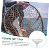 GANAZONO 1pc Fishing Net Hand Fishing Trap for Lobster Crab Shrimp Lightweight Portable Easy to Use Random Style view 3