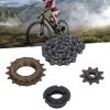Yuecoom Bicycle Chain Sprocket Kit, Versatile Metal Steel Exquisite Workmanship Tooth Freewheel, Premium 38 Link Chain 9 Tooth Sprocket Set for Bike Bicycle view 3