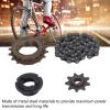 Yuecoom Bicycle Chain Sprocket Kit, Versatile Metal Steel Exquisite Workmanship Tooth Freewheel, Premium 38 Link Chain 9 Tooth Sprocket Set for Bike Bicycle view 4