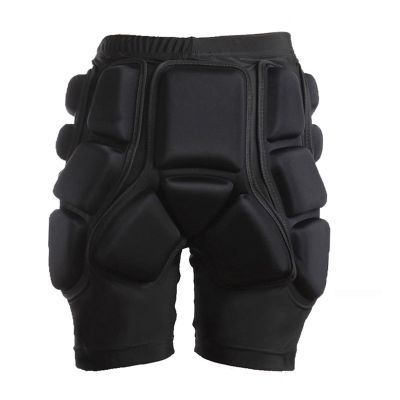 FaroLy Protective Padded Shorts Butt Pad Shorts for Snowboard,Skate and Ski,3D Protection for Hip, Butt and Tailbone (Color : Black, Size : XX-Small)
