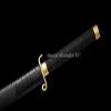 Copper Hand Guard Taichi Saber Jian Chinese Kungfu Broadsword Sword Wushu Da Dao Black High Manganese Steel Blade Sharp Outdoors Knife view 2