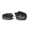 ZIBIAO Add On/Replacement Style Body Side Rear View Gloss Black Carbon Fiber Mirror Cover Compatible with BMW 1 Series E82 E87 2010 2011 (Color : Add on) view 1