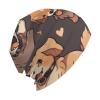 Casual Golden Retriever Scarf Bandana Loose Hat Stretch Headwear Beanie Hat - Versatile Fashion for Every Season view 3