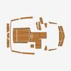 ATDEK 2019 AXIS A22 Cockpit & Swim Platform Bow 1/4 6mm eva Faux Teak Deck Surfing Boat Fishing Boat Motorcycle Hurts crapet Non-Slip mat Floor (Brown Over Black) view 1