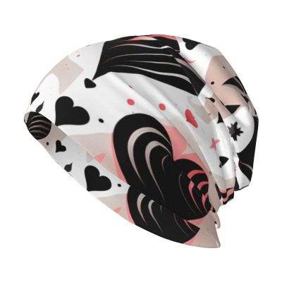 Casual Heart Scarf Bandana Loose Hat Stretch Headwear Beanie Hat - Versatile Fashion for Every Season