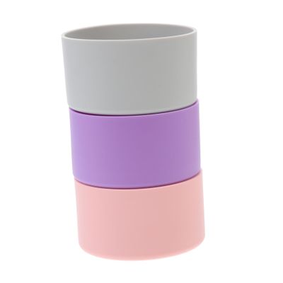 SHOWERORO Heat Insulated Silicone Sleeve for Lids Cups Tumbler Elastic Non-Slip Ergonomic Design