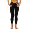 Vuirrm Sauna Pants for Women, Waist Trainer Leggings for Women Tummy Control Slimming Body Shaper Workout Leggings for Yoga, 2XL/3XL,Blue view 1