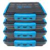 Reaction Tackle Ultimate Waterproof Tackle Box Trays with Removable Dividers - Organization and Storage Solution- 4-Pack Kit of 3-Clip Trays - 3600 4-pack view 1