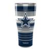 Tervis Traveler NFL Dallas Cowboys - Hype Stripes Triple Insulated Tumbler Travel Cup Keeps Drinks Cold & Hot, 30oz, Stainless Steel view 1