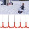 Aqur2020 Red Ice Fishing Tent Peg 18.5cm Length ABS and Iron Ice Fishing Tents Equipment view 4