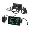 Alomejor Electric LCD Display, Multi-Protocol Compatible Voltage Monitor, Universal 24V to 72V Range for e-Bikes Scooters Golf carts and Industrial Vehicles view 1