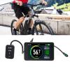 Alomejor Electric LCD Display, Multi-Protocol Compatible Voltage Monitor, Universal 24V to 72V Range for e-Bikes Scooters Golf carts and Industrial Vehicles view 4