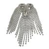 Lurrose 2pcs Acrylic Chain Tassel Shoulder Epaulet Jewelry for Women Chic Rhinestone and Tassel Design for Weddings Photo Shoots and Stage Costumes view 1