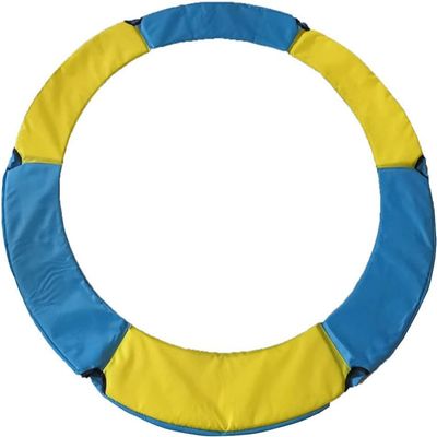 AMeLL Trampoline Spring Cover Enclosure 1.2/1.4/1.5m Replacement Mat Spring Cover Fluted Enclosure for Trampoline Edge (Color : Multi-Colored, Size : 1.2M)